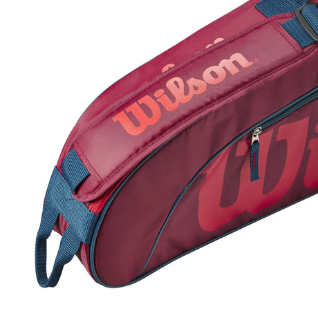 Raquetero Wilson Junior 3 Raquetas Rojo