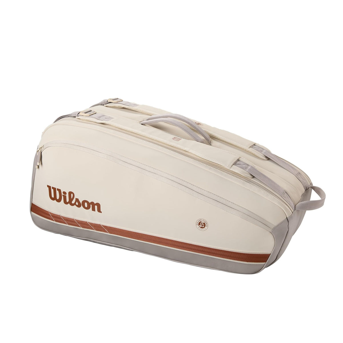 Raquetero Wilson Roland Garros Super Tour Cream 9 Raquetas 2025
