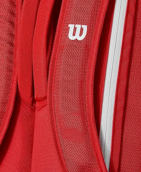 Raquetero Wilson Super Tour 15 Raquetas Rojo