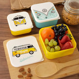 Conjunto de 3 Recipientes Herméticos Caravana Volkswagen Campervan VW T1 Surf M/L/XL (BJ)