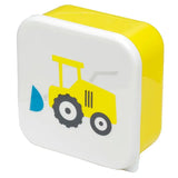 Set de 3 Fiambreras Táper Infantiles M/L/XL Pequeños Tractores