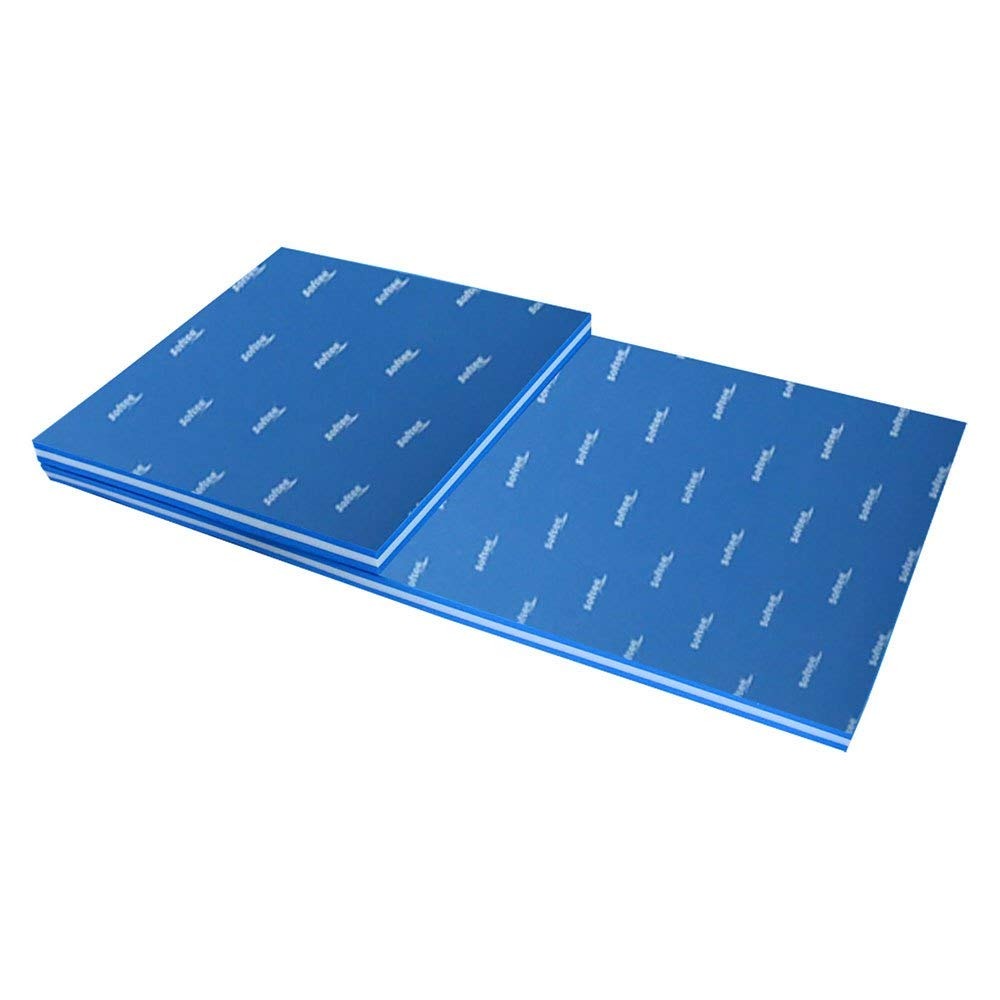 Tapiz Espuma 100X50X3 cm Azul-Blanco-Azul