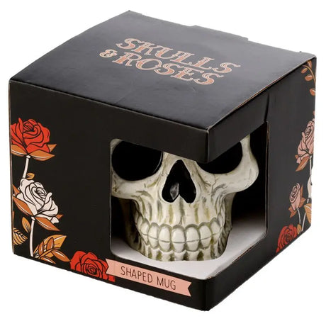 Taza de Cerámica 3D con Forma Calavera Antigua