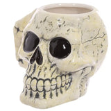 Caneca de Cerâmica 3D com Forma de Caveira Antiga