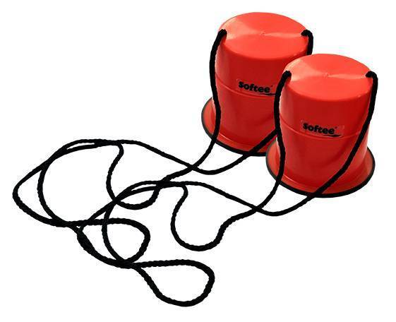 Zancos Alzas de Plástico Antideslizante Rojo 12cm