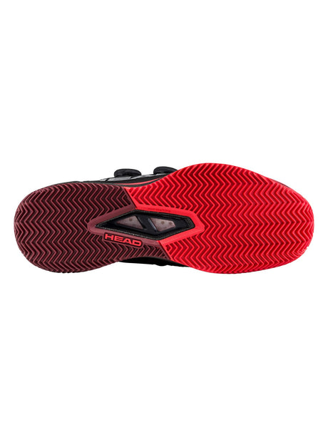 Zapatillas Head Endure Pro BOA Clay Hombre Negro/Rojo