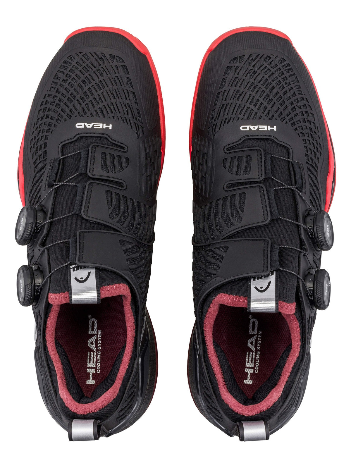 Zapatillas Head Endure Pro BOA Clay Hombre Negro/Rojo