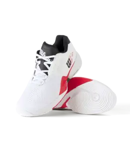 Zapatillas Pádel Wilson Bela Tour v2 Blanco/Rojo/Negro Hombre
