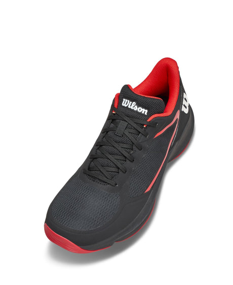 Zapatillas Pádel Wilson Hurakn Lite Hombre Negro/Rojo/Blanco