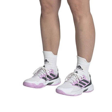 Zapatillas Tenis adidas Courtjam Control Mujer Blanco/Lila
