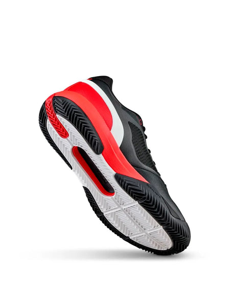 Zapatillas Wilson Rush Pro 5 Clay Negro/Rojo