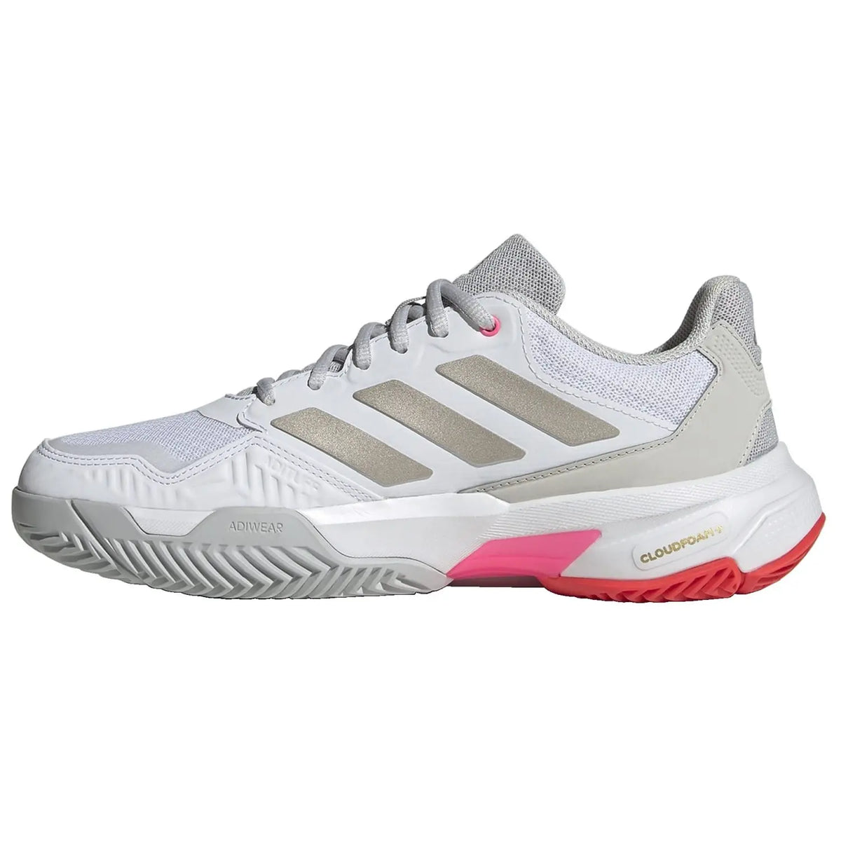 Sapatilhas adidas Courtjam Control para Mulher Branco/Cinzento/Rosa
