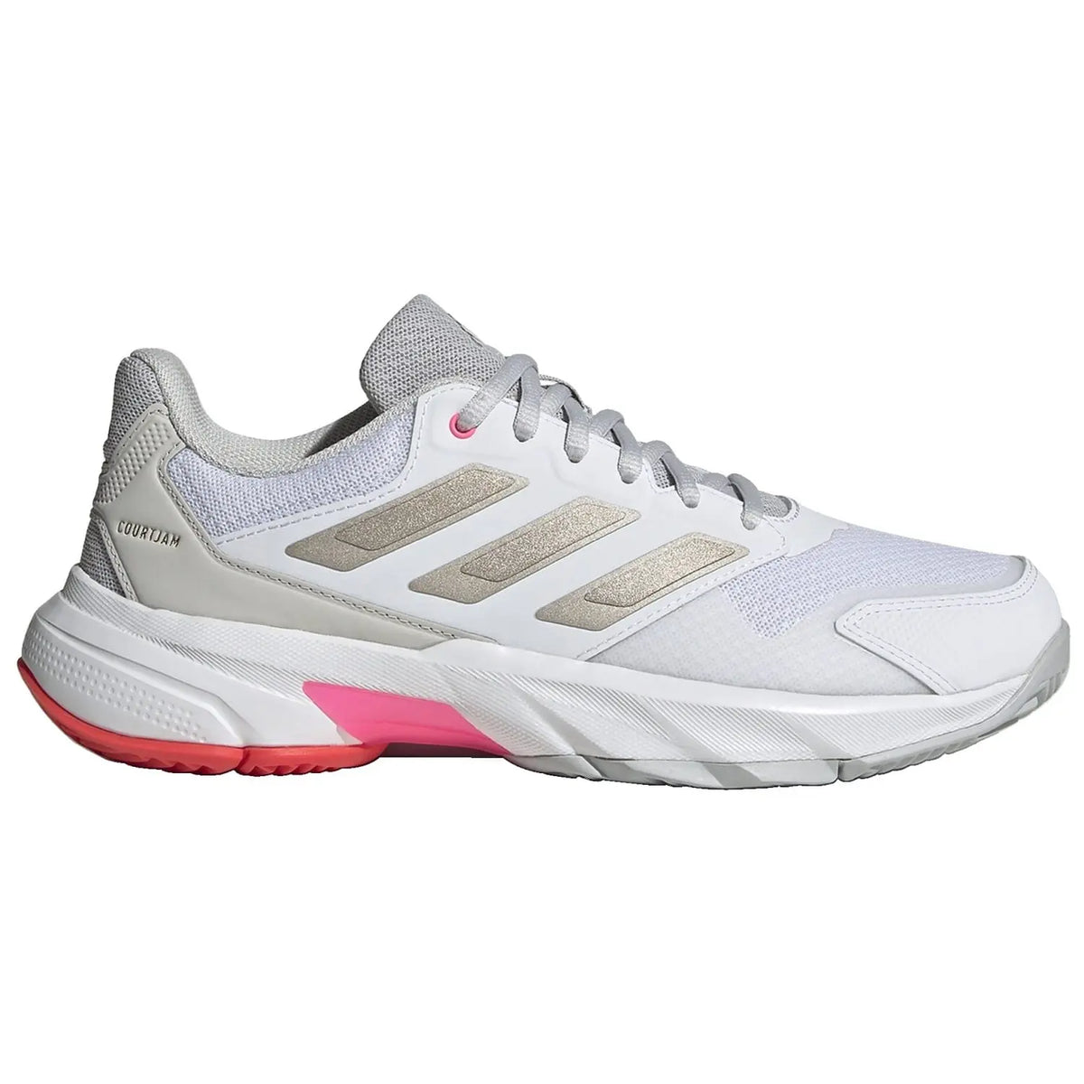 Sapatilhas adidas Courtjam Control para Mulher Branco/Cinzento/Rosa