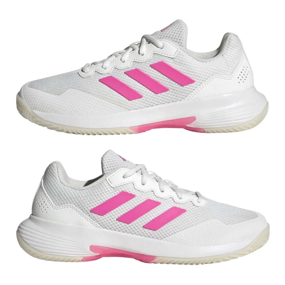adidas GameCourt 2 Women's Tennis Shoes White/Pink