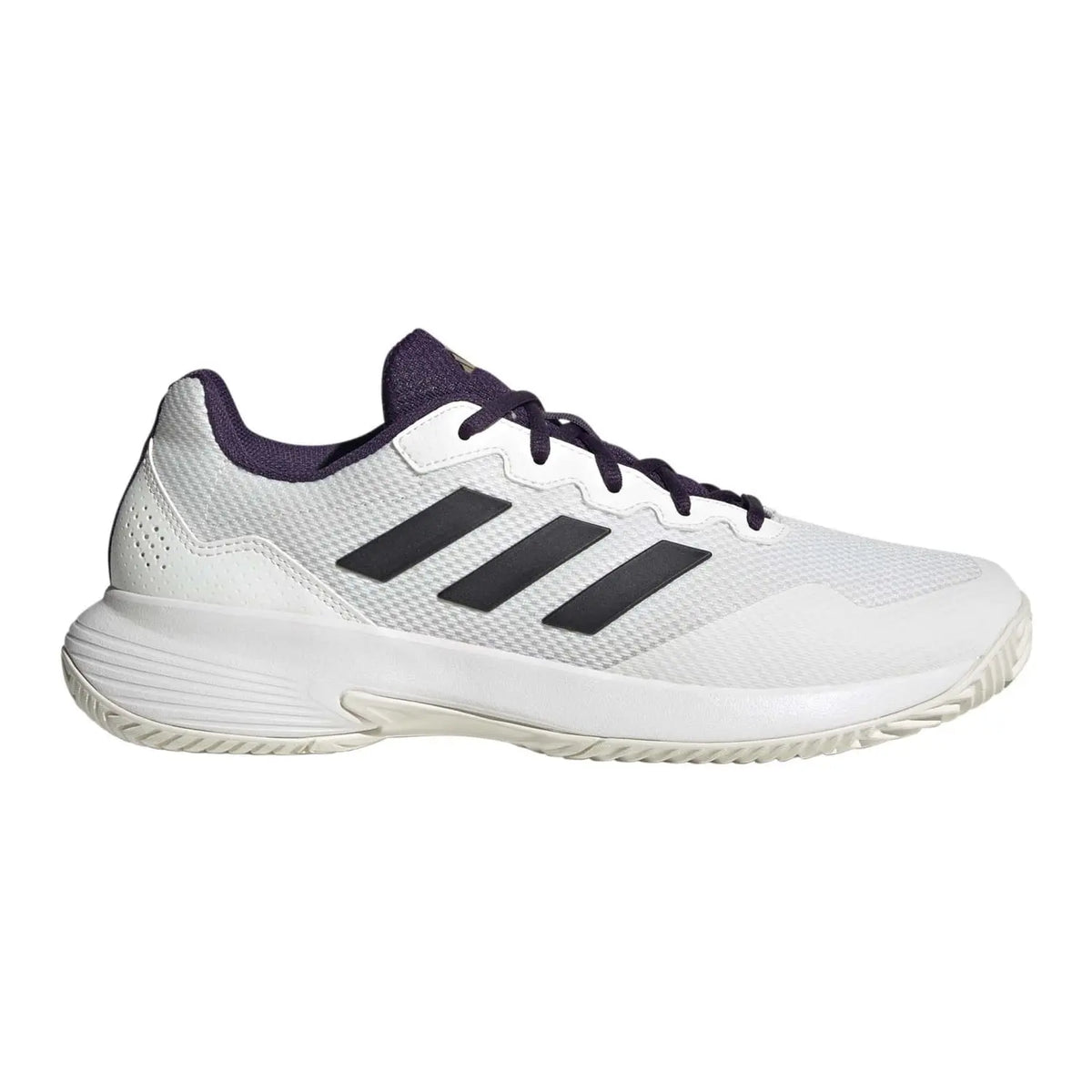 Zapatillas adidas Gamecourt 2 Hombre Blanco/Negro/Púrpura