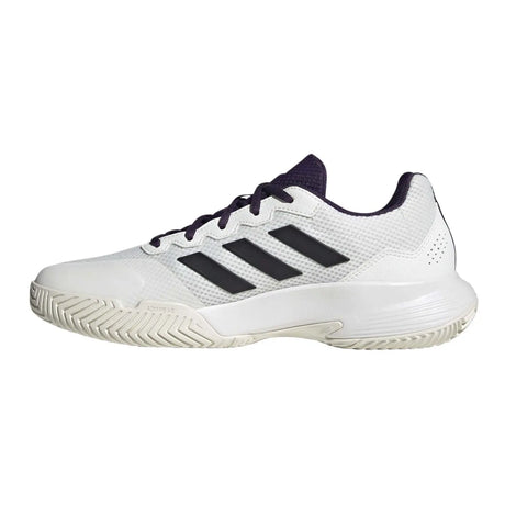 Zapatillas adidas Gamecourt 2 Hombre Blanco/Negro/Púrpura