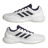 Zapatillas adidas Gamecourt 2 Hombre Blanco/Negro/Púrpura
