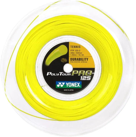 Cordaje Yonex Poly Tour Pro Bobina 200m Amarillo