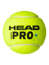 Head Padel Pro+ Padel Balls - 1 Can of 3 Balls