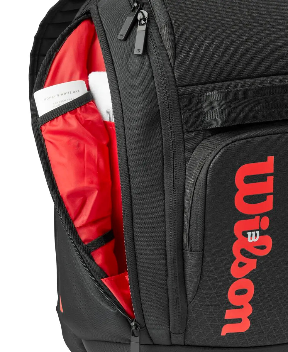Mochila Wilson Clash V3 Preto/Vermelho