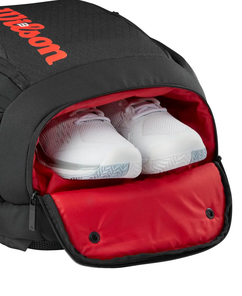 Mochila Wilson Clash V3 Preto/Vermelho