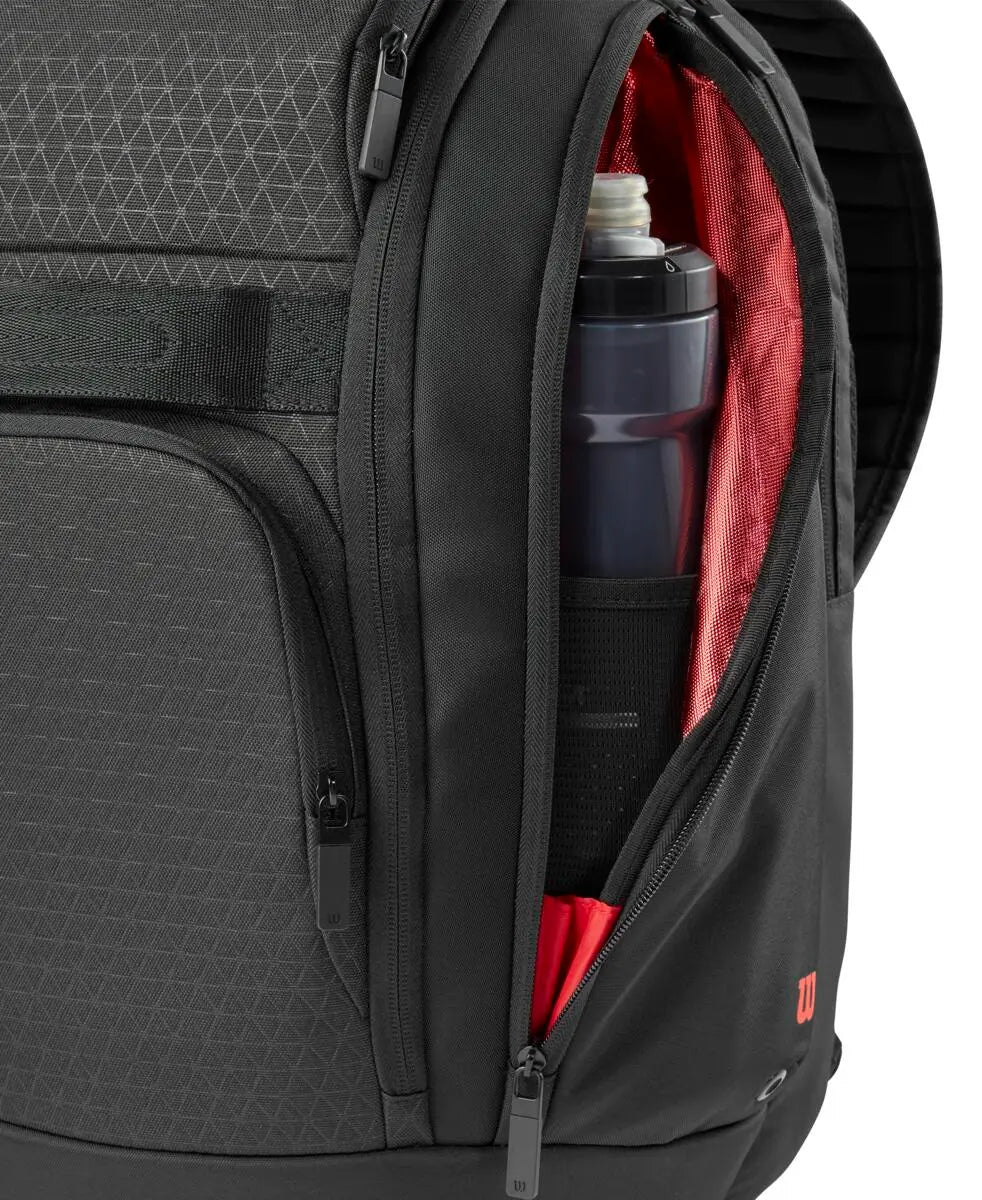 Mochila Wilson Clash V3 Preto/Vermelho
