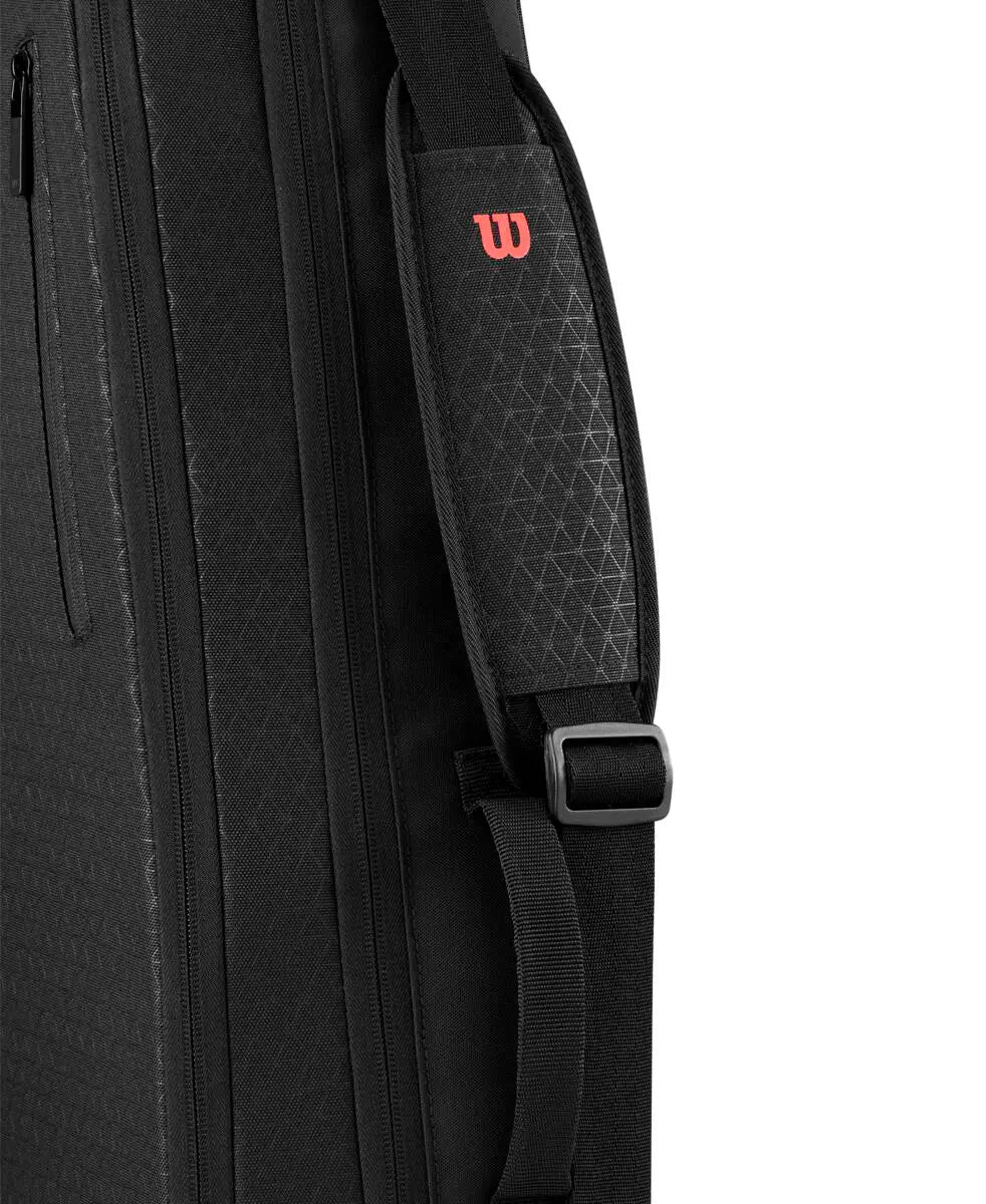 Raquetero Wilson Clash V3 3 Raquetas Negro/Rojo