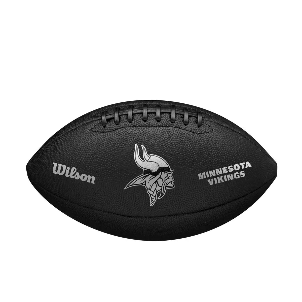 Balón Fútbol Americano Wilson Nfl Team Metallic Premiere Minnesota Vikings Official Negro