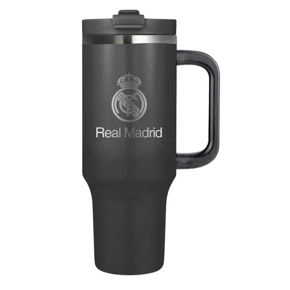 Copo Térmico com Asa Real Madrid Preto