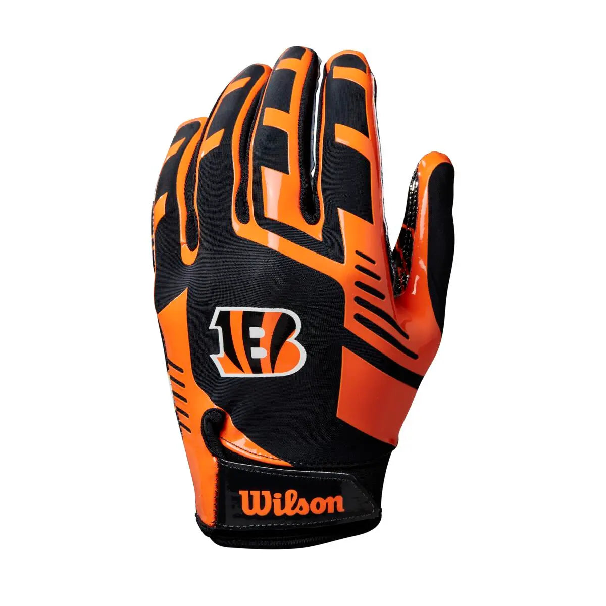 Guantes Fútbol Americano Wilson Adulto Nfl Stretch Fit Cincinnati Bengals