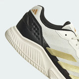 Zapatillas Adidas Courtquick Pádel Hombre Blanco/Negro/Dorado