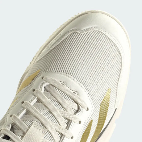 Zapatillas Adidas Courtquick Pádel Hombre Blanco/Negro/Dorado