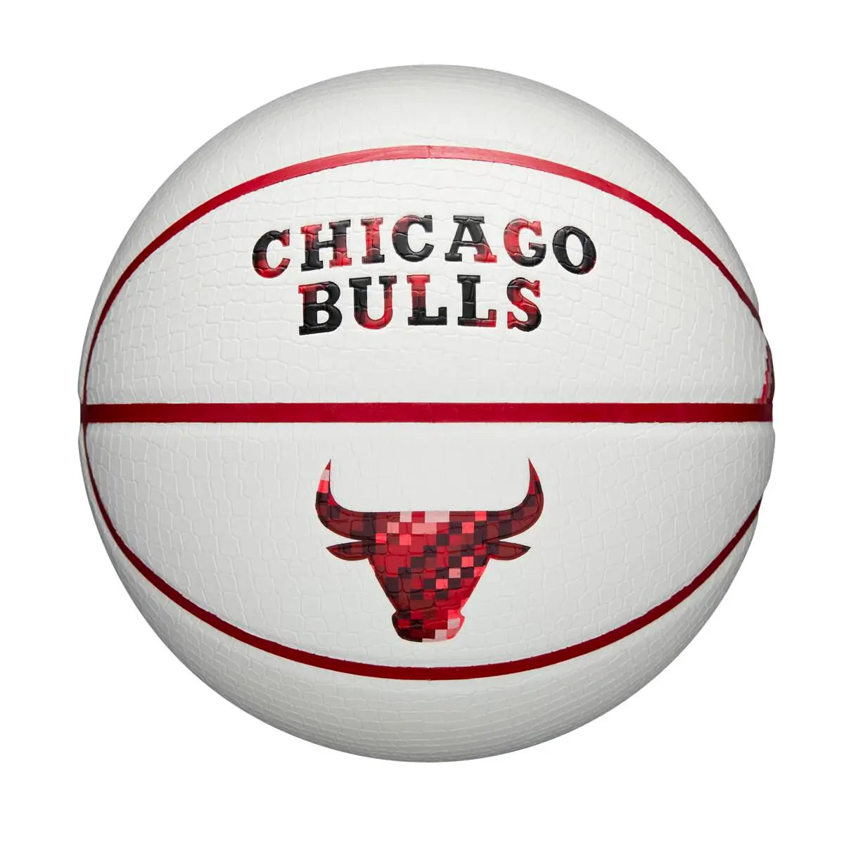 Bola de Basquetebol Wilson NBA Team Pixel Chicago Bulls Tamanho 7