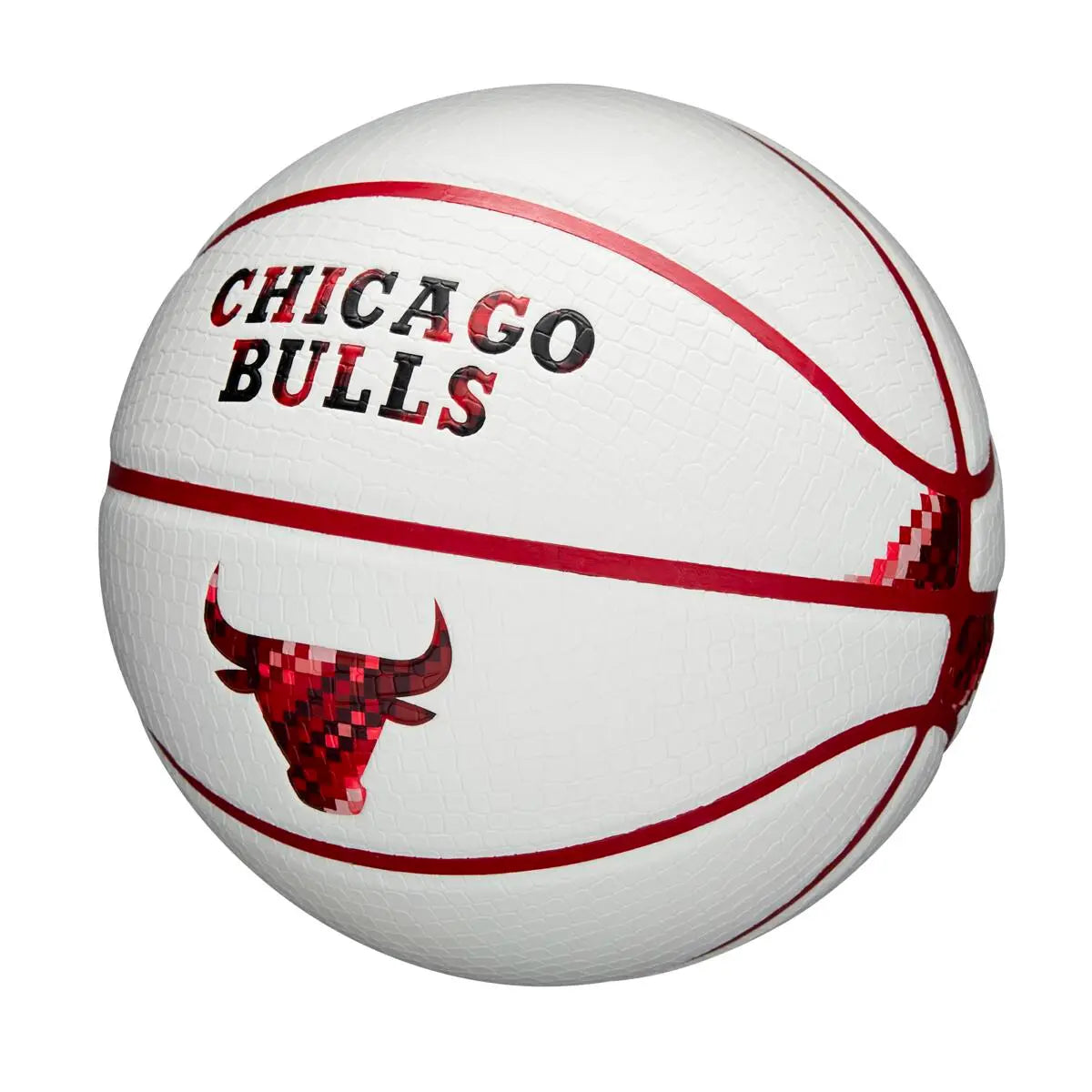 Bola de Basquetebol Wilson NBA Team Pixel Chicago Bulls Tamanho 7