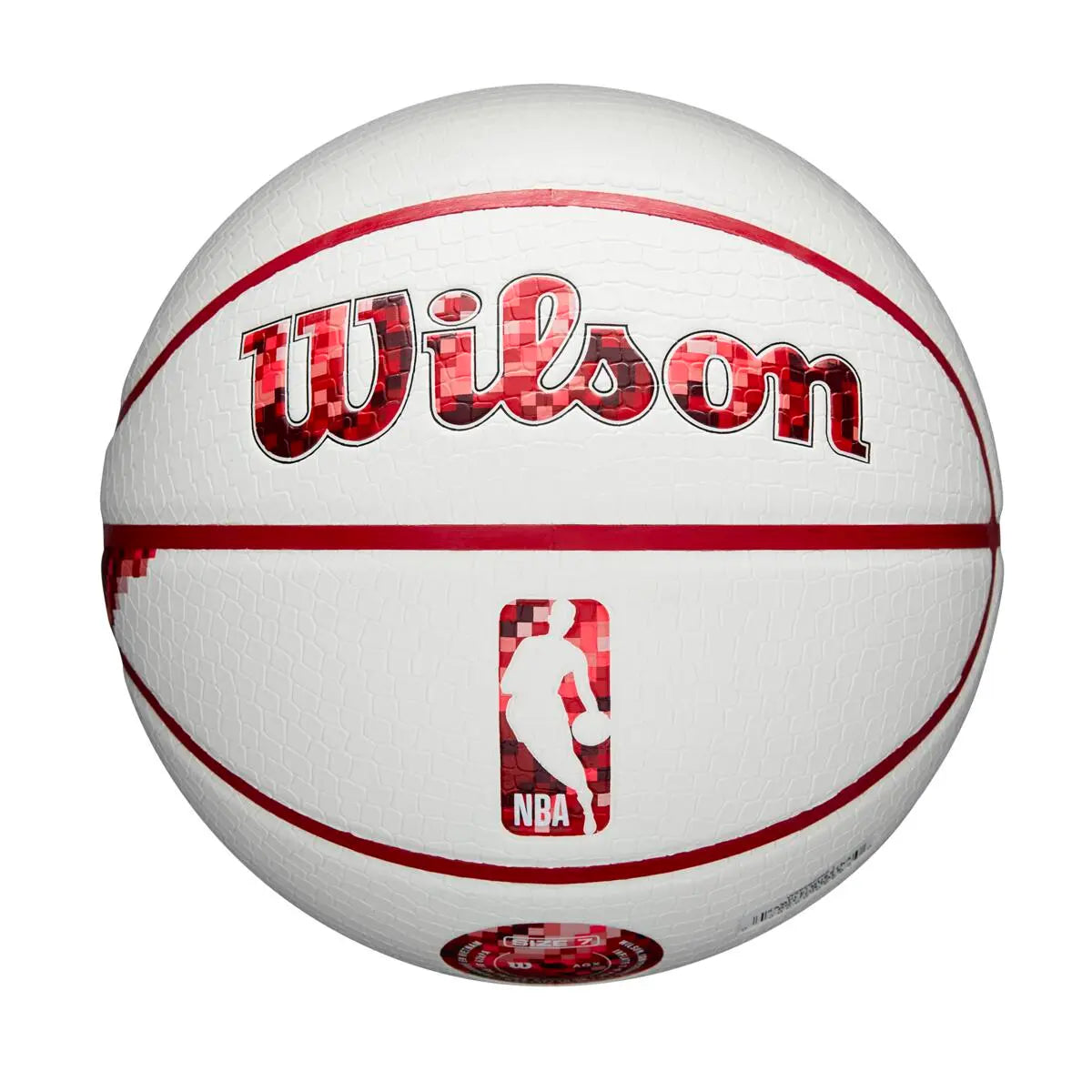 Bola de Basquetebol Wilson NBA Team Pixel Chicago Bulls Tamanho 7