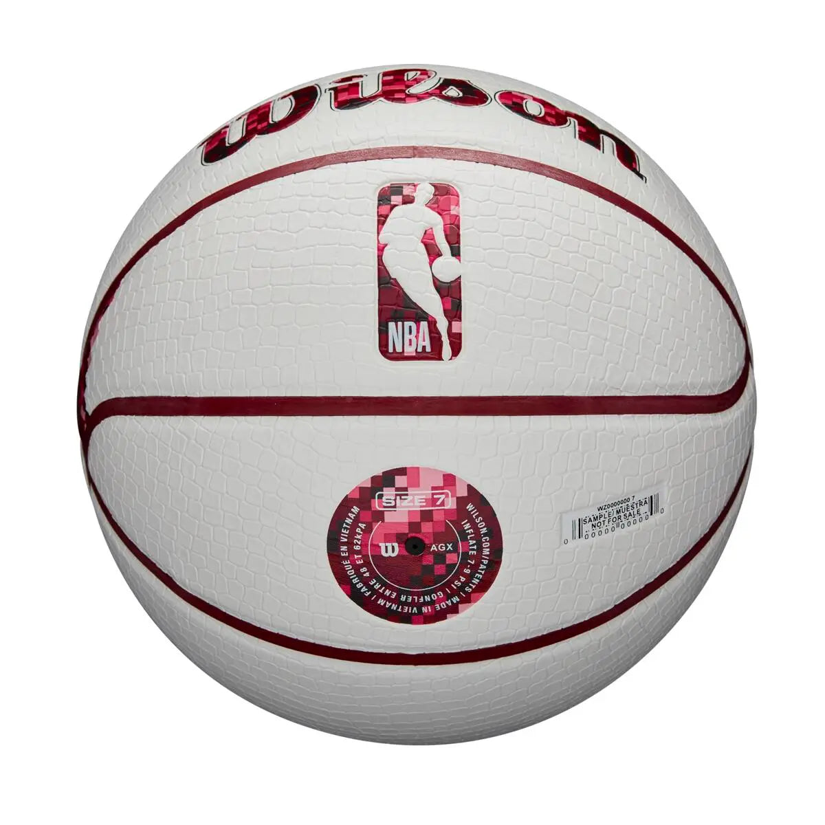 Bola de Basquetebol Wilson Nba Team Pixel Miami Heat Tamanho 7
