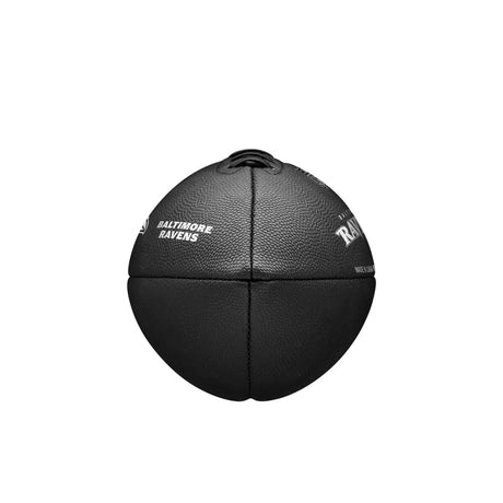 Balón Fútbol Americano Wilson Nfl Team Metallic Premiere Baltimore Ravens Official Negro