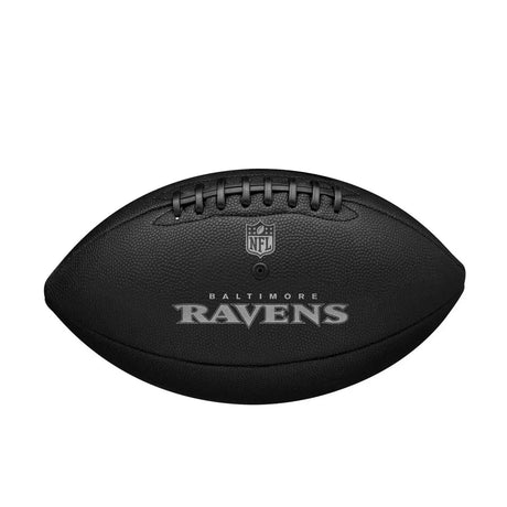 Balón Fútbol Americano Wilson Nfl Team Metallic Premiere Baltimore Ravens Official Negro