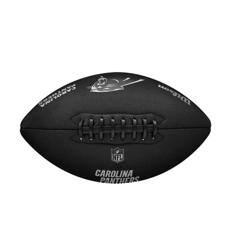 Balón Fútbol Americano Wilson Nfl Team Metallic Premiere Carolina Panthers Official Negro