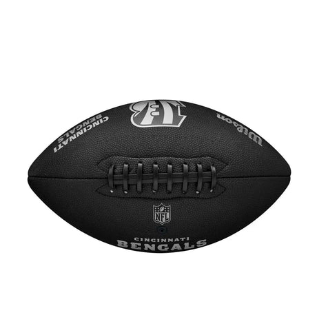 Balón Fútbol Americano Wilson Nfl Team Metallic Premiere Cincinnati Bengals Official Negro