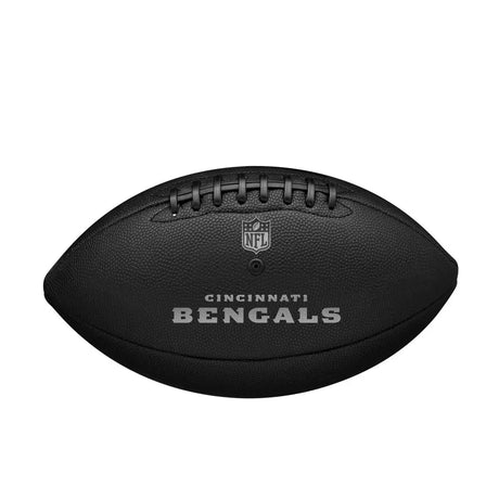 Balón Fútbol Americano Wilson Nfl Team Metallic Premiere Cincinnati Bengals Official Negro