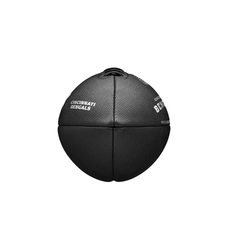 Balón Fútbol Americano Wilson Nfl Team Metallic Premiere Cincinnati Bengals Official Negro