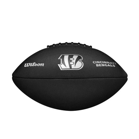 Balón Fútbol Americano Wilson Nfl Team Metallic Premiere Cincinnati Bengals Official Negro