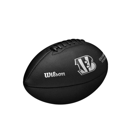 Balón Fútbol Americano Wilson Nfl Team Metallic Premiere Cincinnati Bengals Official Negro