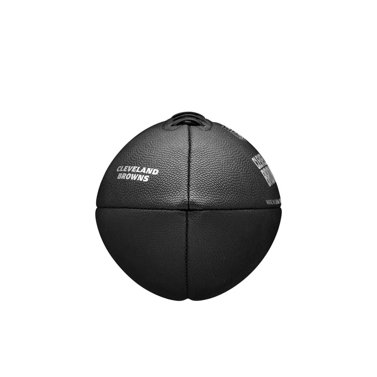 Balón Fútbol Americano Wilson Nfl Team Metallic Premiere Cleveland Browns Official Negro