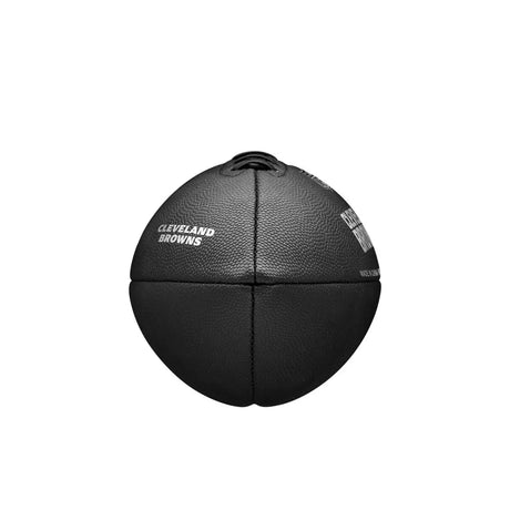 Balón Fútbol Americano Wilson Nfl Team Metallic Premiere Cleveland Browns Official Negro