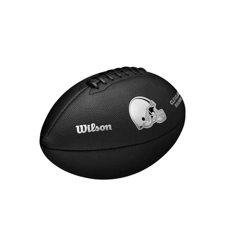 Balón Fútbol Americano Wilson Nfl Team Metallic Premiere Cleveland Browns Official Negro