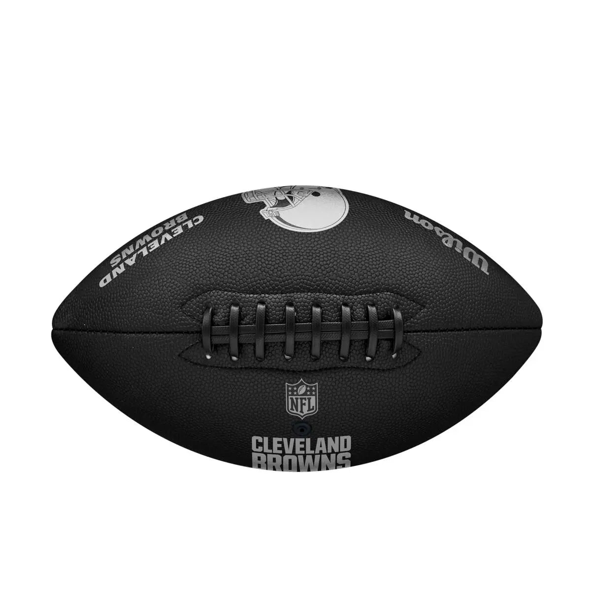 Balón Fútbol Americano Wilson Nfl Team Metallic Premiere Cleveland Browns Official Negro