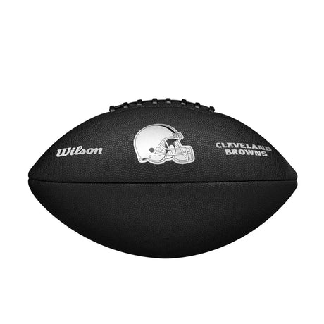 Balón Fútbol Americano Wilson Nfl Team Metallic Premiere Cleveland Browns Official Negro
