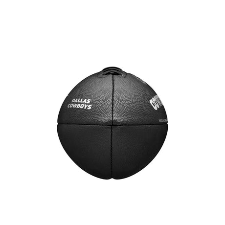 Balón Fútbol Americano Wilson Nfl Team Metallic Premiere Dallas Cowboys Official Negro